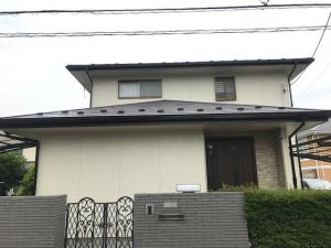 佐倉市の屋根金属カバー工法・外壁無機塗料塗装で素敵なお住まいに